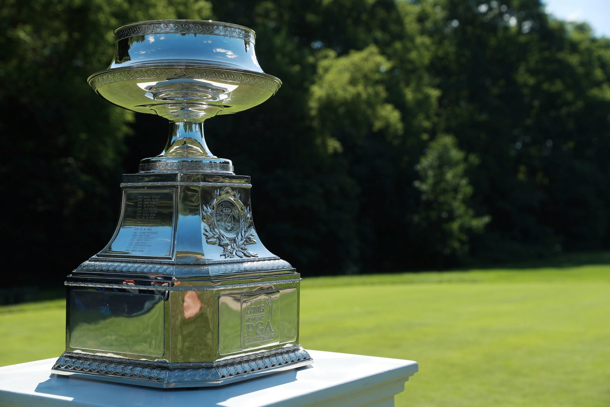 KPMG Women's PGA Championship trophy